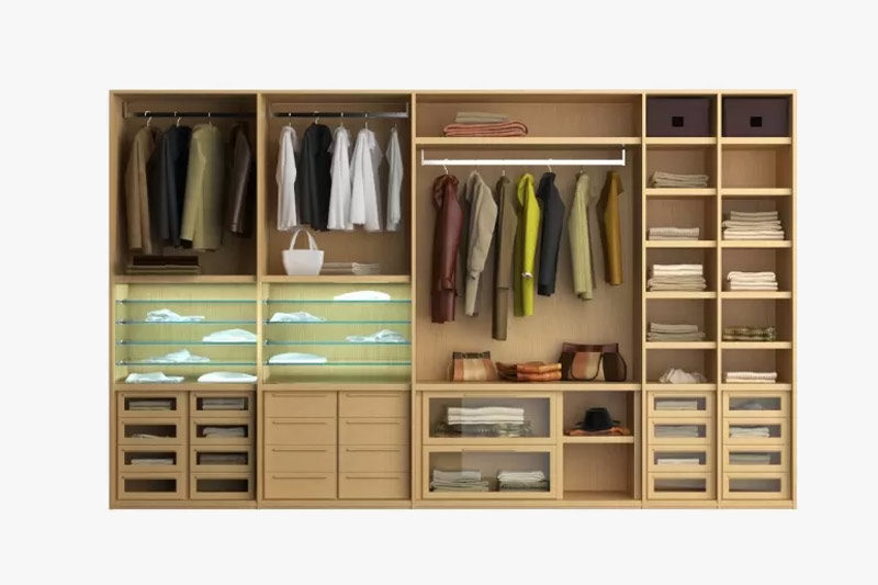 C4D模型-衣柜模型衣服模型C4D模型下载