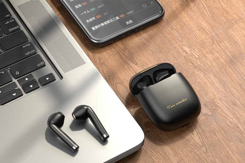 C4D工程-无线蓝牙耳机场景渲染工程蓝牙耳机模型C4D模型下载