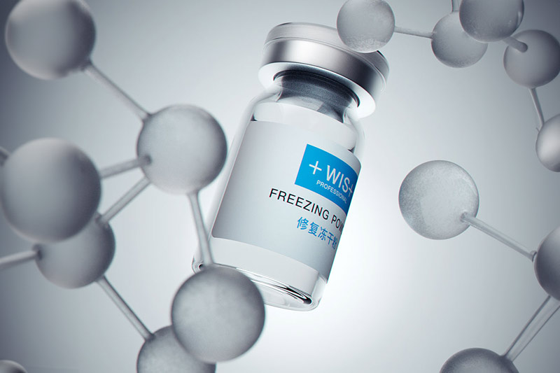 C4D工程-医美冻干粉产品场景渲染工程产品场景模型C4D模型下载