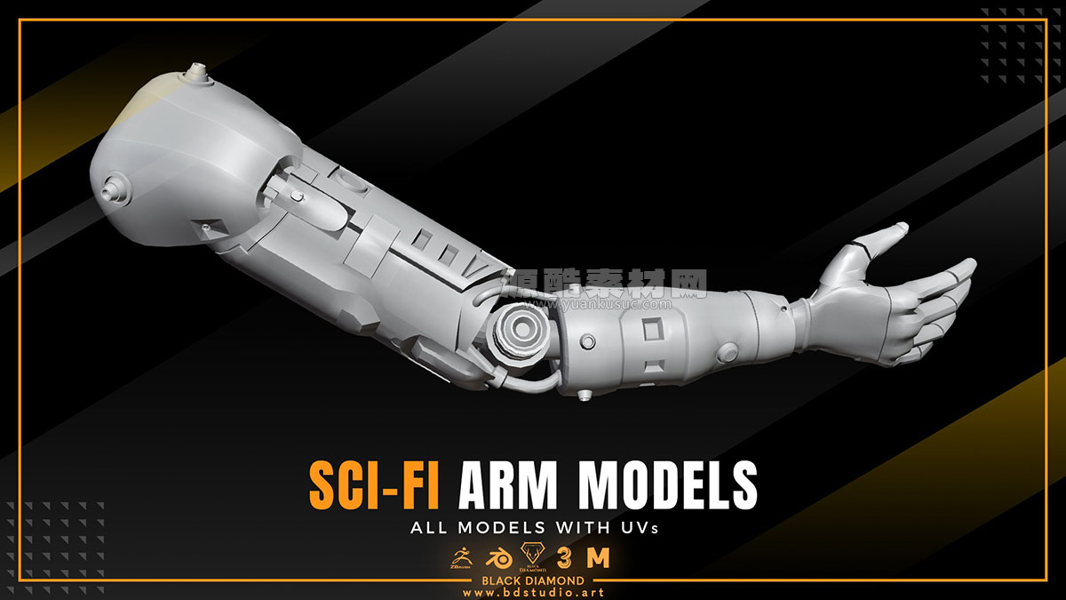 10个机械手臂模型机械臂模型机械手模型3D模型下载