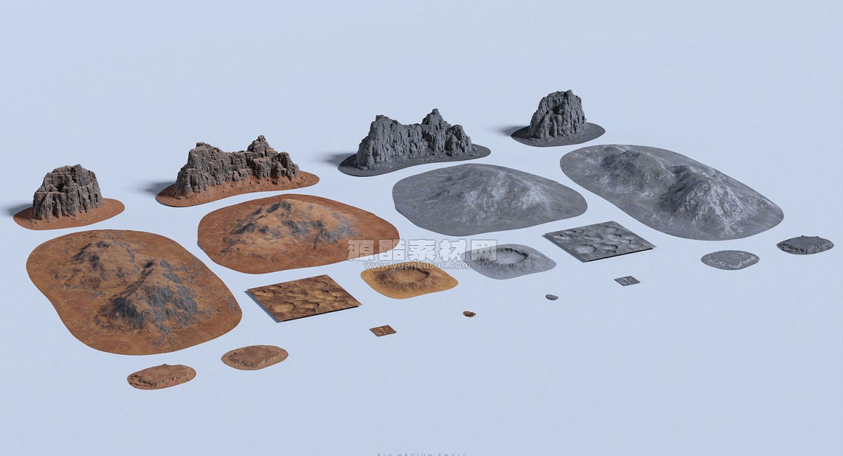 太空宇航员月球火星天文新星3D模型资产包下载