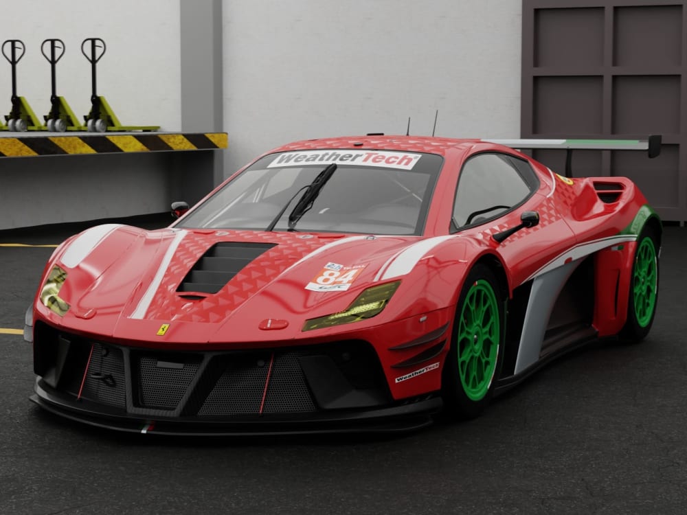 法拉利赛车模型跑车法拉利 260 Ferrari 260GTB GT3模型3D模型下载