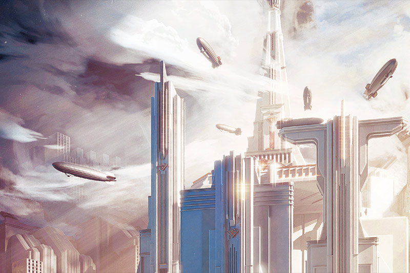 未来帝国风格城市楼房建筑模型3D模型 Asset Smash – Central City (Blender/FBX/OBJ格式)