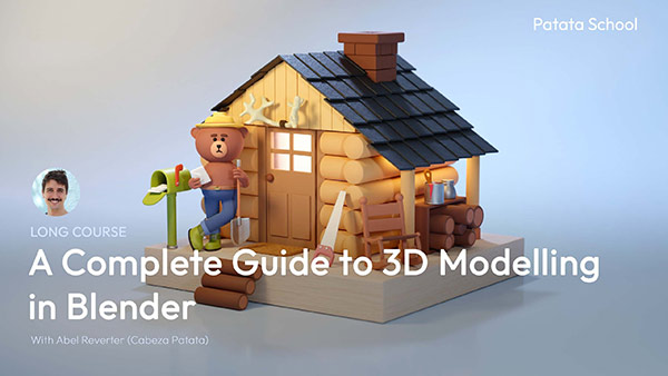 Blender教程-新手入门全面三维建模课程附带工程（英语中文字幕） A Complete Guide to 3D Modelling in Blender