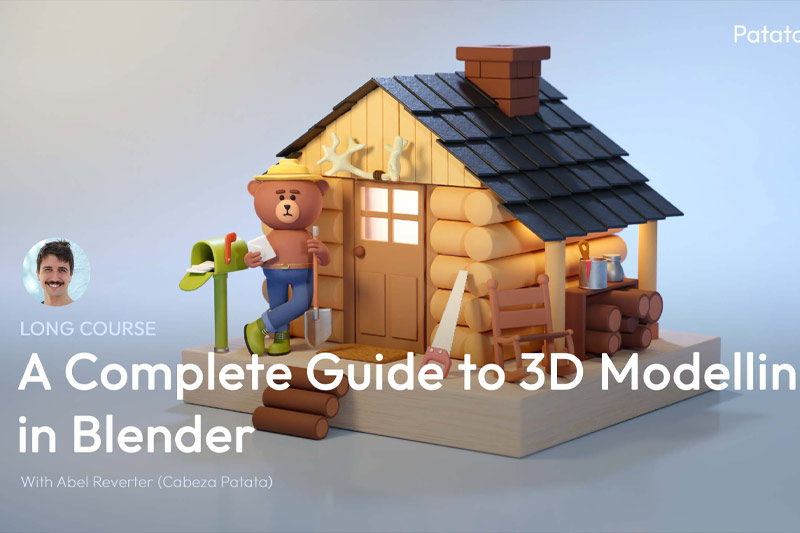Blender教程-新手入门全面三维建模课程附带工程（英语中文字幕） A Complete Guide to 3D Modelling in Blender