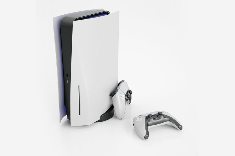 3D模型-PS5游戏机模型游戏手柄模型下载