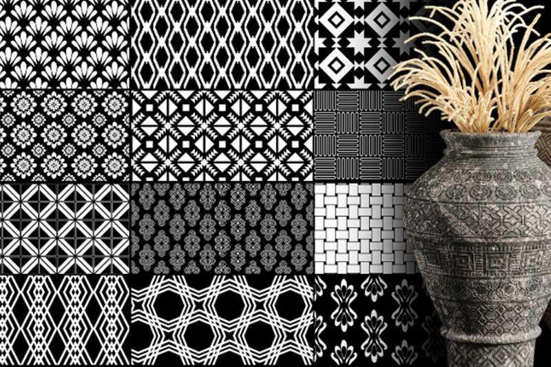 100套优雅的纹理印花贴图合集