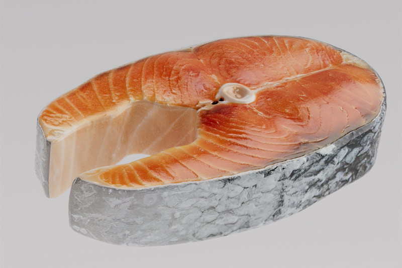 3D模型-三文鱼模型食物模型3D模型下载