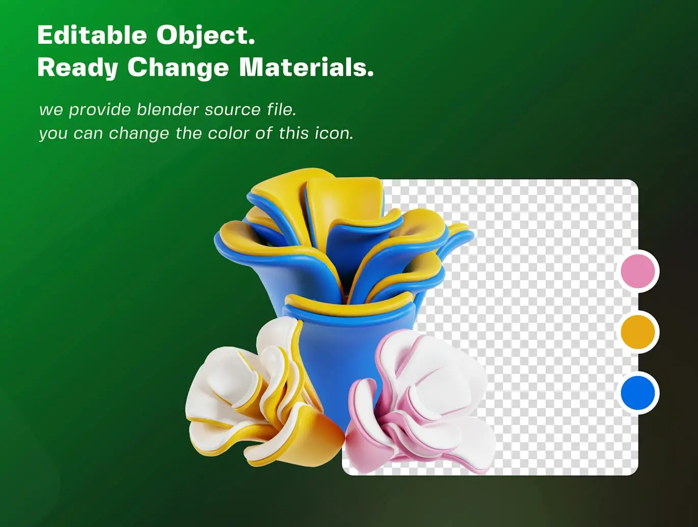 海洋生物多样性的卡通插图3D模型素材包 V4 Biodiversity 3D Illustration Pack V4