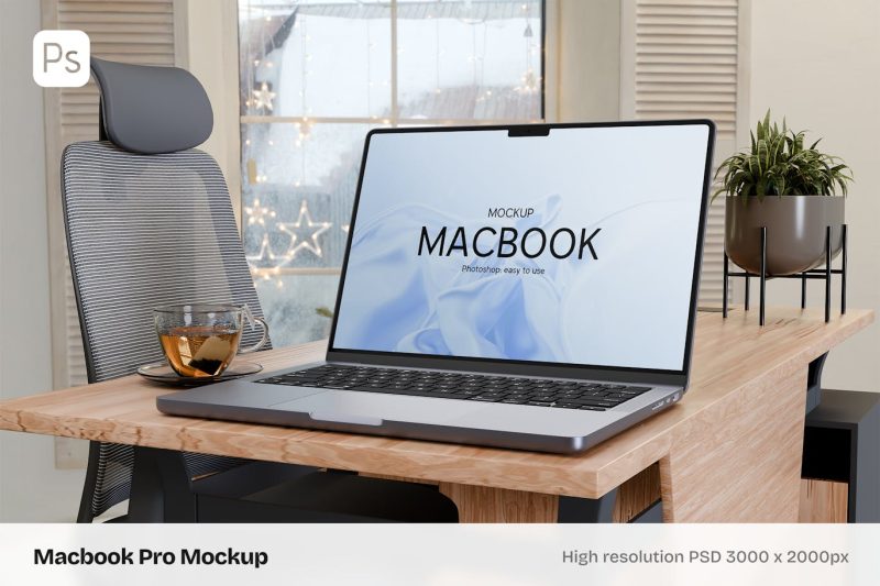Macbook Pro 笔记本电脑样机素材 macbook-pro-laptop-mockup