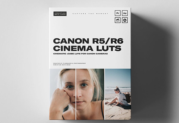 LUTs预设-佳能R5/R6色彩还原C-Log3电影调色预设 Canon R5 / R6 Cinematic LUTs