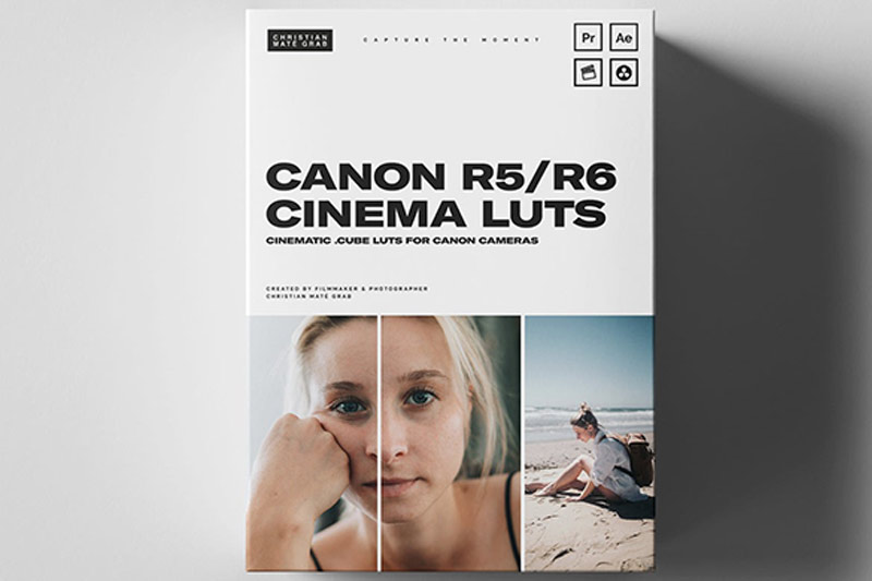 LUTs预设-佳能R5/R6色彩还原C-Log3电影调色预设 Canon R5 / R6 Cinematic LUTs