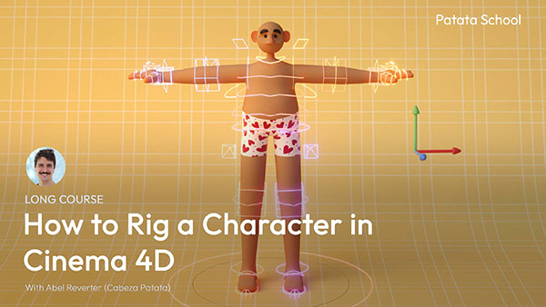 C4D教程-三维人物角色绑定教程附带工程（中文字幕） How to Rig a Character in Cinema 4D