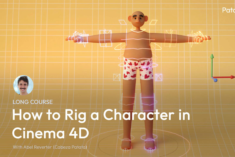 C4D教程-三维人物角色绑定教程附带工程(中文字幕) How to Rig a Character in Cinema 4D