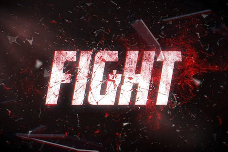 AE模板-激情战斗搏击栏目片头动画模板 Fight Night