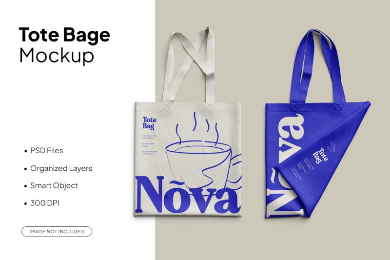 手提袋PS样机设计素材 tote-bag-mockup