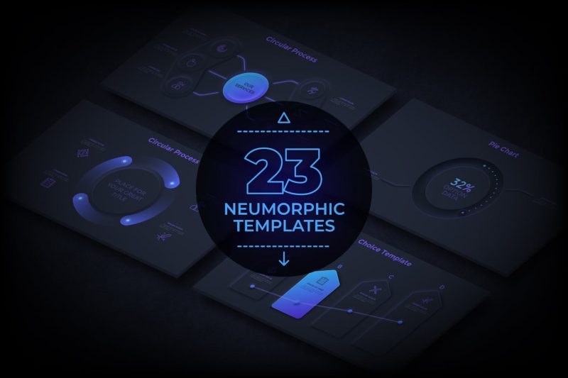 23个数据展示元素模板 23-neumorphic-templates