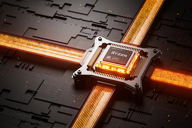 C4D工程-芯片场景渲染工程芯片模型C4D模型