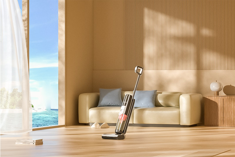 C4D工程-洗地机室内场景渲染工程洗地机模型C4D模型