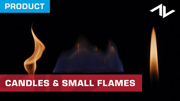 4K视频素材-31个真实火焰火苗燃烧动画素材（带透明通道）ActionVFX – Candles & Small Flames