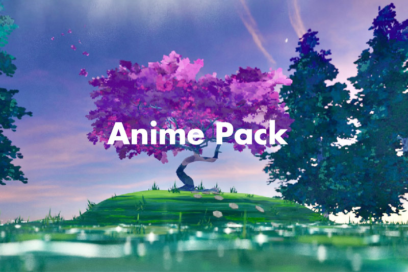 Blender预设-卡通动漫着色器模型材质资产预设 Alt Tab – Procedural Anime Pack 250+