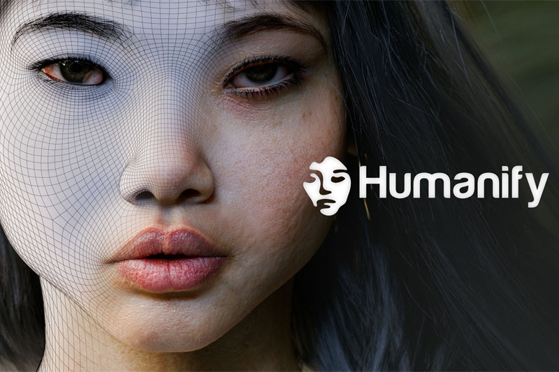 Blender插件-一键生成逼真人体面部身体手脚皮肤着色器预设 Humanify v1.0 + 视频教程