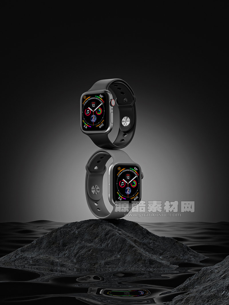 C4D工程-Apple Watch 苹果手表产品渲染工程苹果手表模型C4D模型