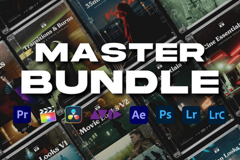 700+复古电影视频特效转场音效LUTs调色预设合集包 Cinegrams Master Bundle