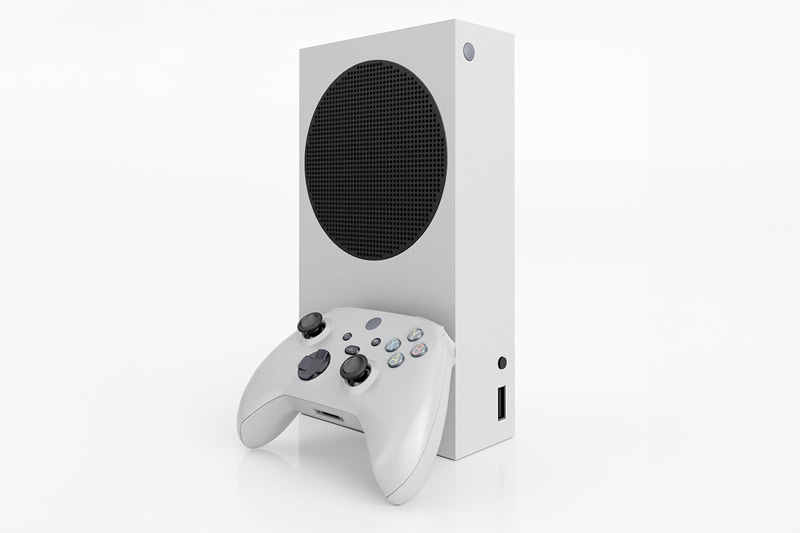 Xbox series游戏机模型游戏手柄3D模型