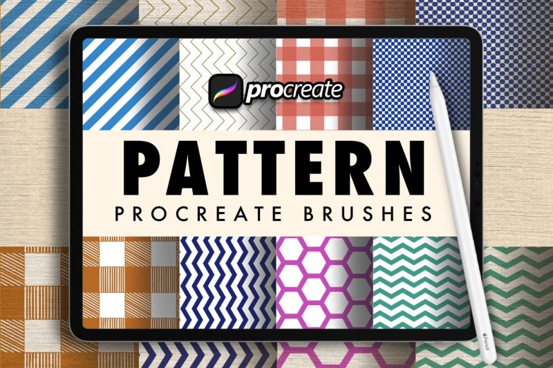 Procreate创意图案笔刷素材 (BRUSHSET) dans-pattern-procreate