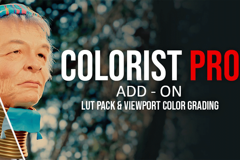 Blender插件-LUTs色彩分级调色插件 Colorist Pro – Luts & Viewport Color Grading v1.1.2