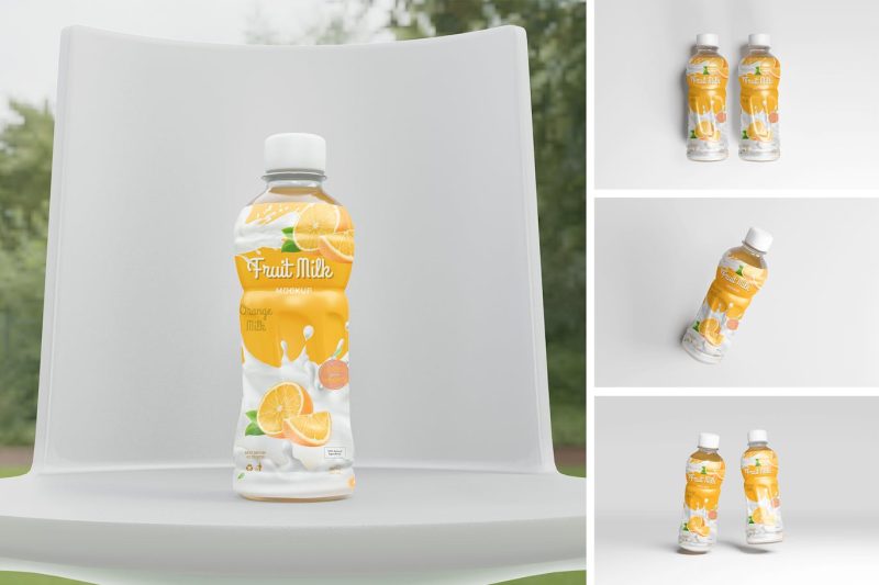 塑料瓶样机素材 (PSD,PDF) plastic-bottle-mockup