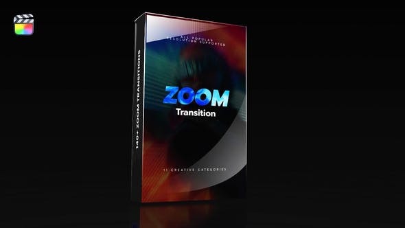 FCPX插件-140组视频模糊抖动缩放无缝过渡转场预设 Zoom Transition