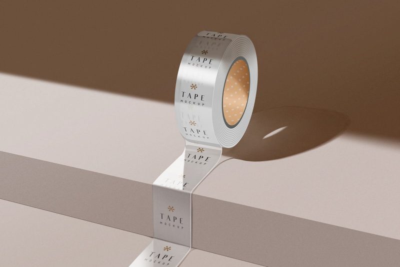 透明胶带样机素材 (PSD) tape-mockup