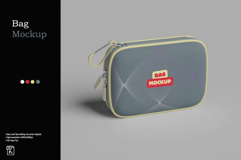 小包设计样机素材 (PSD,PDF) bag-mockup