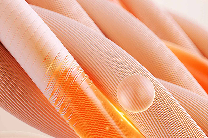 C4D工程-保暖类服饰面料纤维场景渲染工程服饰面料纤维模型