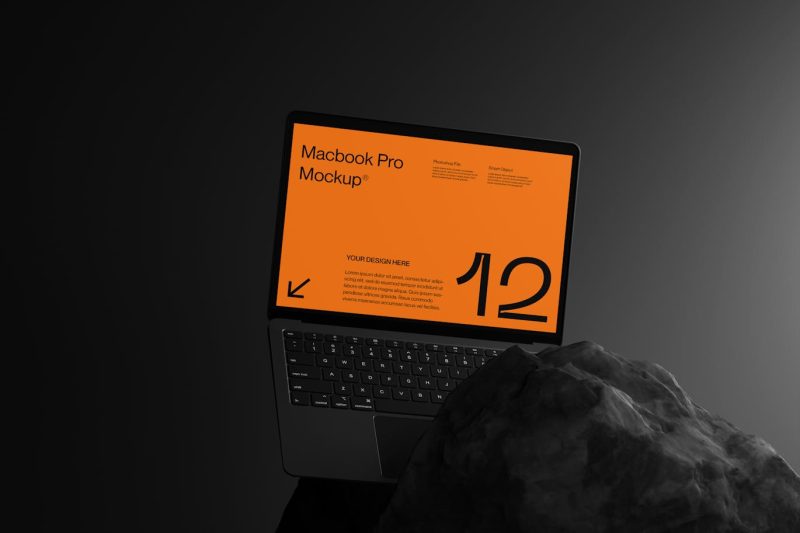 酷炫笔记本电脑样机素材 (PSD,JPG) laptop-mockup