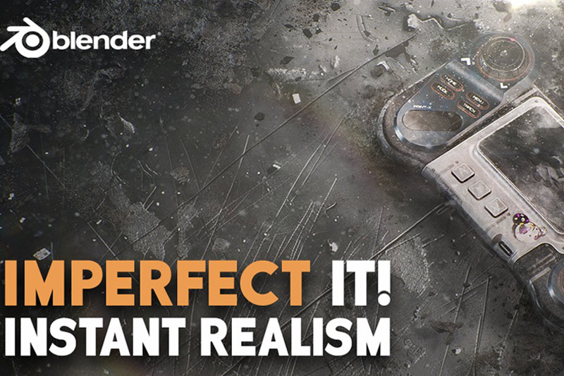 Blender插件-模型表面添加天气环境磨损划痕瑕疵效果 Imperfectit v1.0.1- Instant Realism & Dynamic Weather