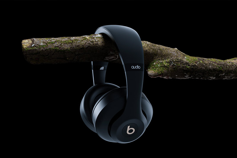 C4D工程-无线蓝牙耳机场景渲染工程蓝牙耳机模型C4D模型