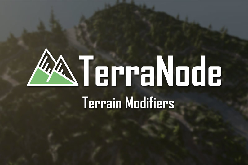 Blender插件-地形修改器 Terranode v1.0.0 – Terrain Modifiers