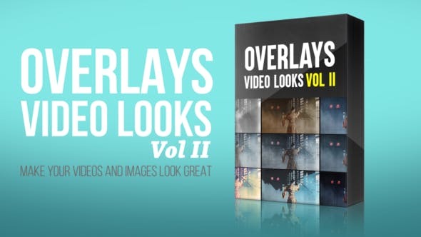 AE模板-视频叠加风格化效果滤镜预设 Overlays Video Looks Vol II