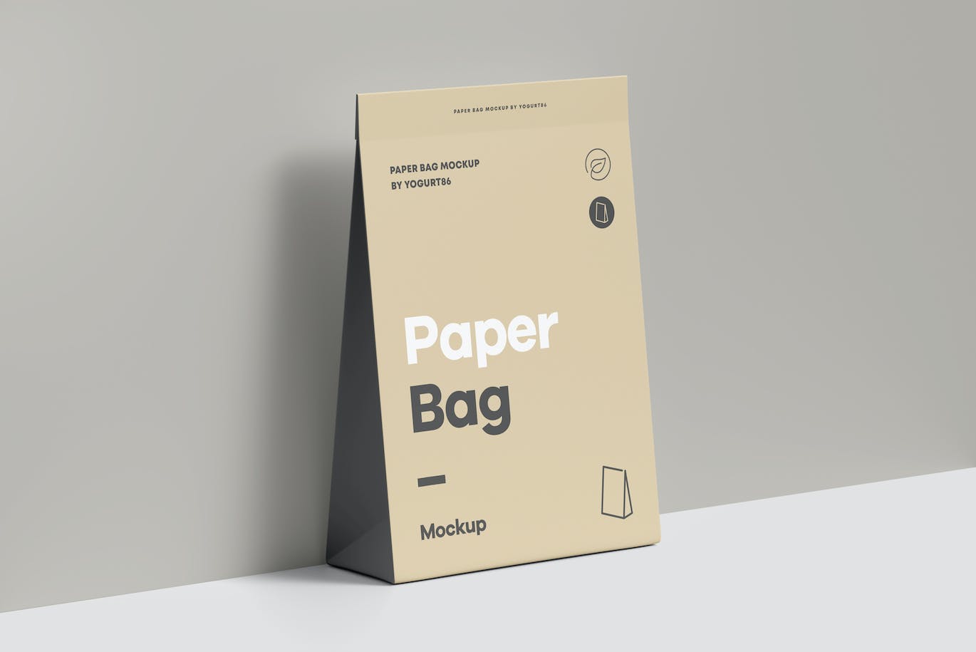 纸袋设计样机素材 (PSD,PDF)