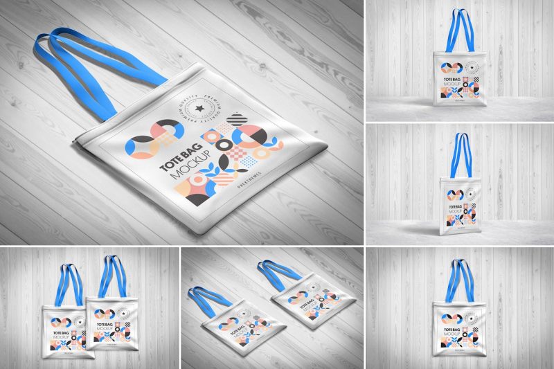 帆布手提袋样机素材 (PSD) tote-bag-mockup
