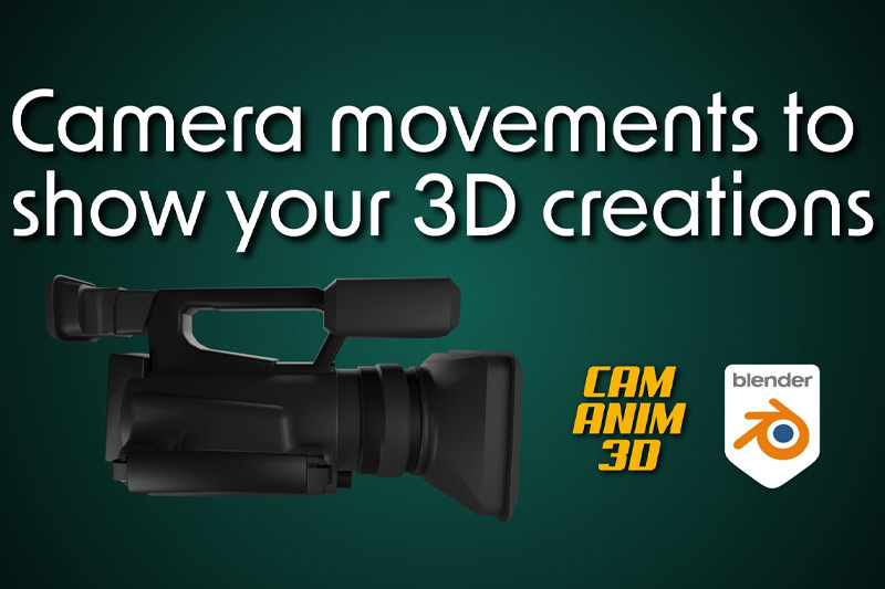 Blender预设-100种摄像机镜头运动资产预设 Cam Anim 3D