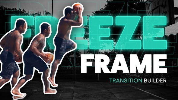 达芬奇模板-人物定格转场特效 Animated Freeze Frame Transitions