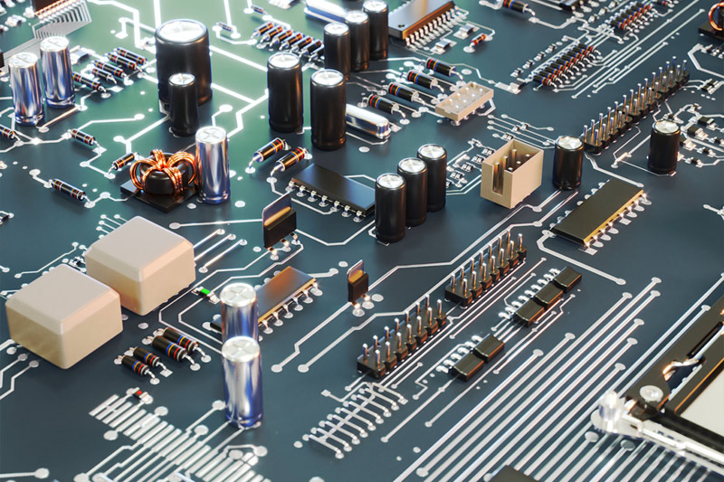 精细电路板模型主板模型cpu电路主板电子零件3D模型 Motherboard Vray Redshift 3D model