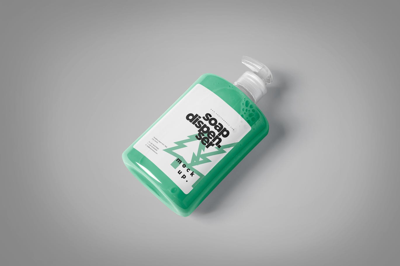 洗手液泵瓶样机素材 (PSD)