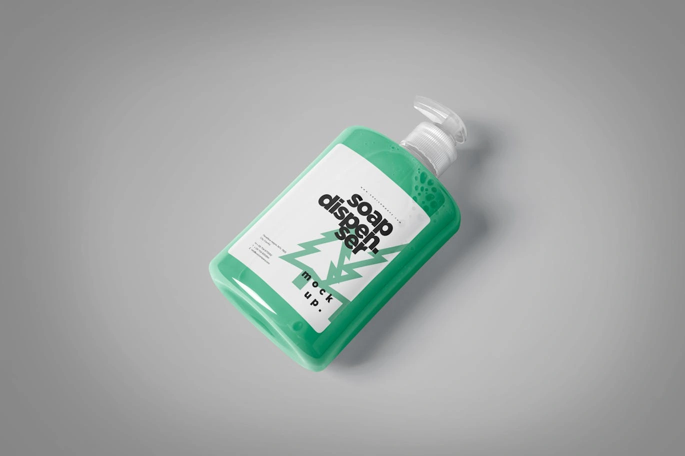 洗手液泵瓶样机素材 (PSD)