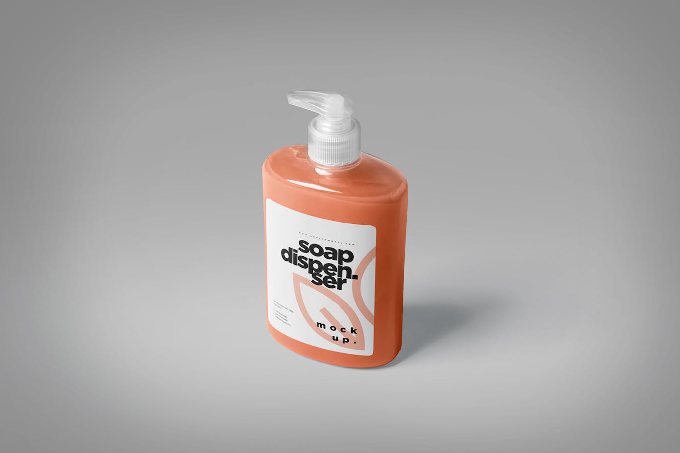 洗手液泵瓶样机素材 (PSD)