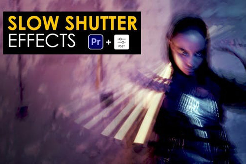 PR模板-炫酷视频抽帧慢快门拖影特效预设 Slow Shutter Effects
